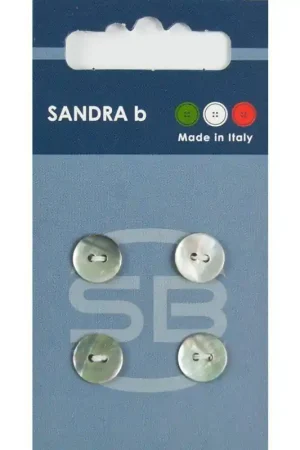 Sandra B knopen C030 maat 16 - 10 mm Parelmoer Korting
