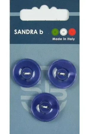 Sandra B knopen C069 maat 32 - 20 mm Hoogglans Paars Weekendaanbieding