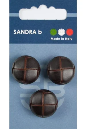 Sandra B knopen C095 maat 32 - 20 mm Bol Bruin Snelle Levering