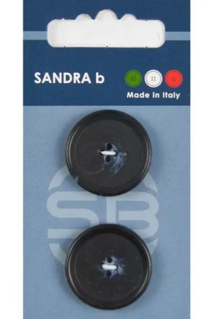 Gecertificeerd Sandra B knopen C104 maat 40 - 25 mm Donkerblauw