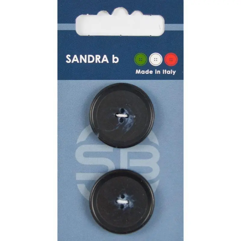 Gecertificeerd Sandra B knopen C104 maat 40 - 25 mm Donkerblauw