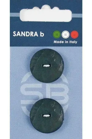 Tijdelijk Beschikbaar Sandra B knopen C111 maat 36 - 23 mm Parelmoer Blauw