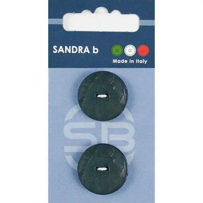 Tijdelijk Beschikbaar Sandra B knopen C111 maat 36 - 23 mm Parelmoer Blauw