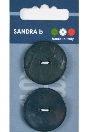 Premium Sandra B knopen C112 maat 48 - 30 mm Parelmoer Blauw