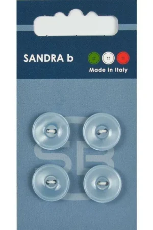 Beste Prijs Sandra B knopen C124 maat 24 - 15 mm Hoogglans Lichtblauw