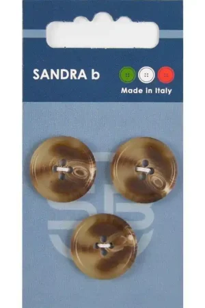 Sandra B knopen C131 maat 32 - 20 mm Marmer Bruin Hete Deal