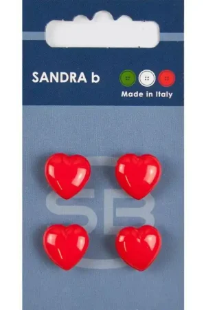 Beperkt Aanbod Sandra B knopen C139 maat 22 - 14 mm Bol Hartje
