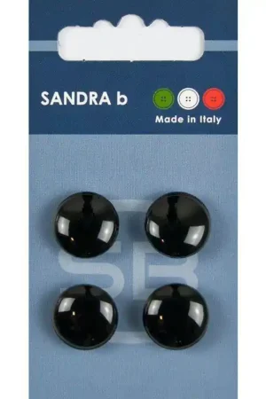 Beperkt Aanbod Sandra B knopen C156 maat 24 - 15 mm Bol Zwart
