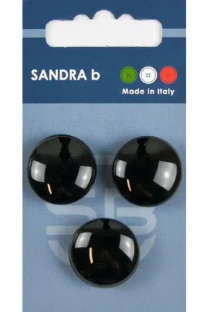 Gecertificeerd Sandra B knopen C157 maat 32 - 20 mm Bol Zwart