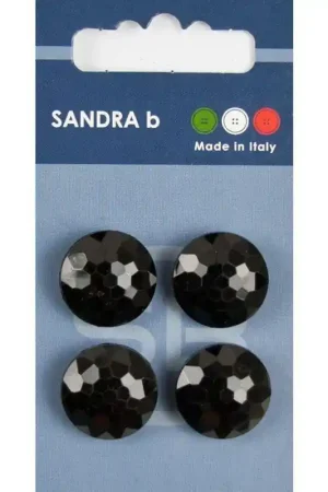 Koopje Sandra B knopen C162 maat 28 - 18 mm Bol Zwart