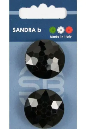 Sandra B knopen C164 maat 44 - 28 mm Bol Zwart Speciale Aanbieding