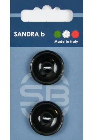 Bestseller Sandra B knopen C168 maat 36 - 23 mm Zwart met Reliëf