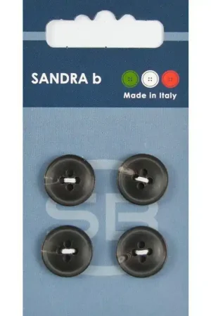 Koopje Sandra B knopen C183 maat 24 - 15 mm Bruin