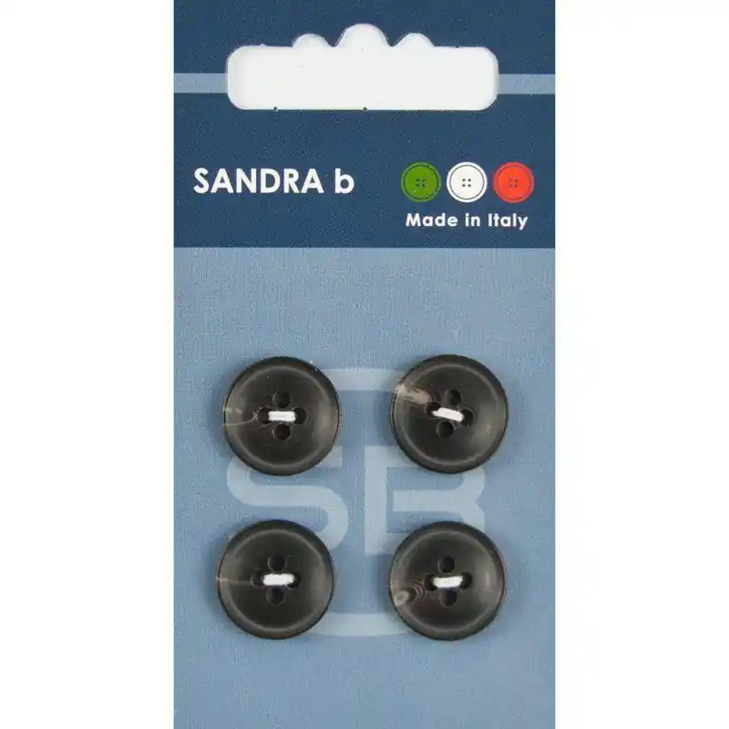 Koopje Sandra B knopen C183 maat 24 - 15 mm Bruin