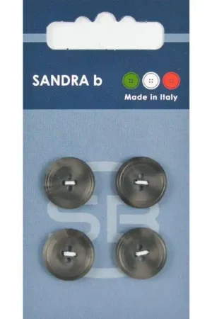 Goedkoop Sandra B knopen C186 maat 24 - 15 mm Marmer Bruin