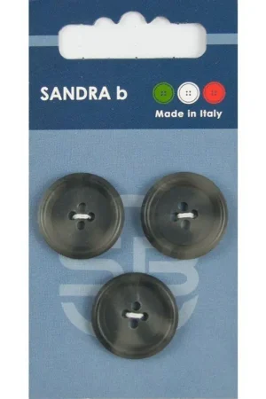 Beperkt Aanbod Sandra B knopen C187 maat 32 - 20 mm Marmer Bruin