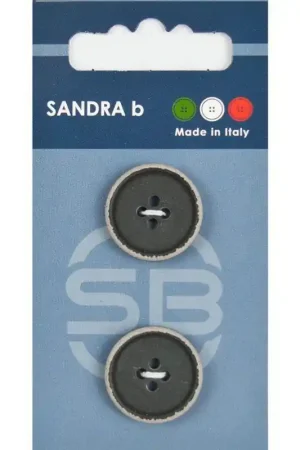 Goedkoop Sandra B knopen C190 maat 32 - 20 mm Grijs/Bruin