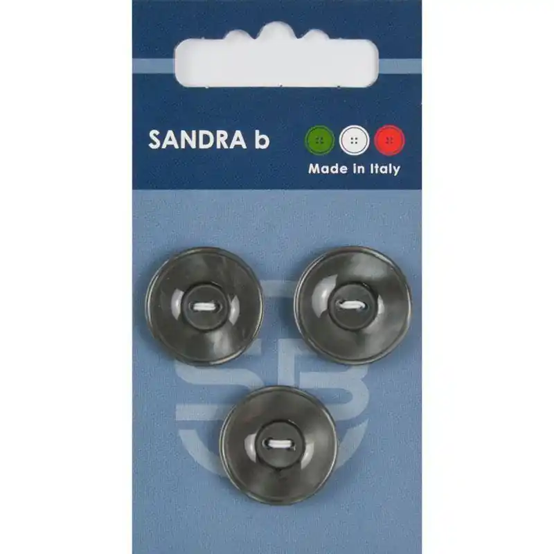 Sandra B knopen C192 maat 32 - 20 mm Hoogglans Bruin Favoriet