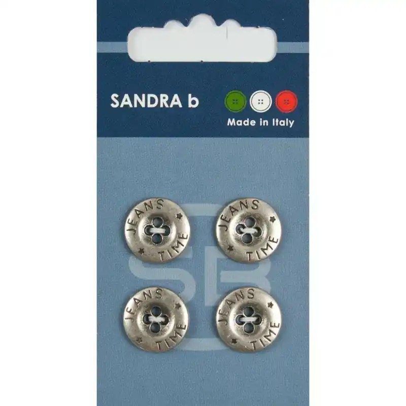 Sandra B knopen C197 maat 24 - 15 mm Jeans Tijdelijk Beschikbaar