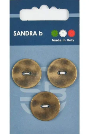 Beperkt Aanbod Sandra B knopen C217 maat 32 - 20 mm Brons