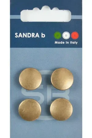 Beste Prijs Sandra B knopen C218 maat 24 - 15 mm Goud