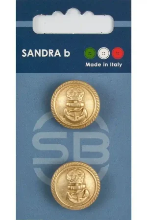 Uitverkoop Sandra B knopen C222 maat 32 - 20 mm Bol Goud
