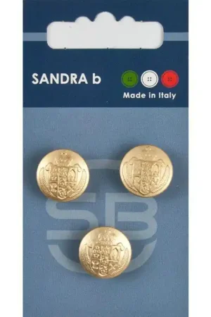 Bestseller Sandra B knopen C223 maat 24 - 15 mm Bol Goud