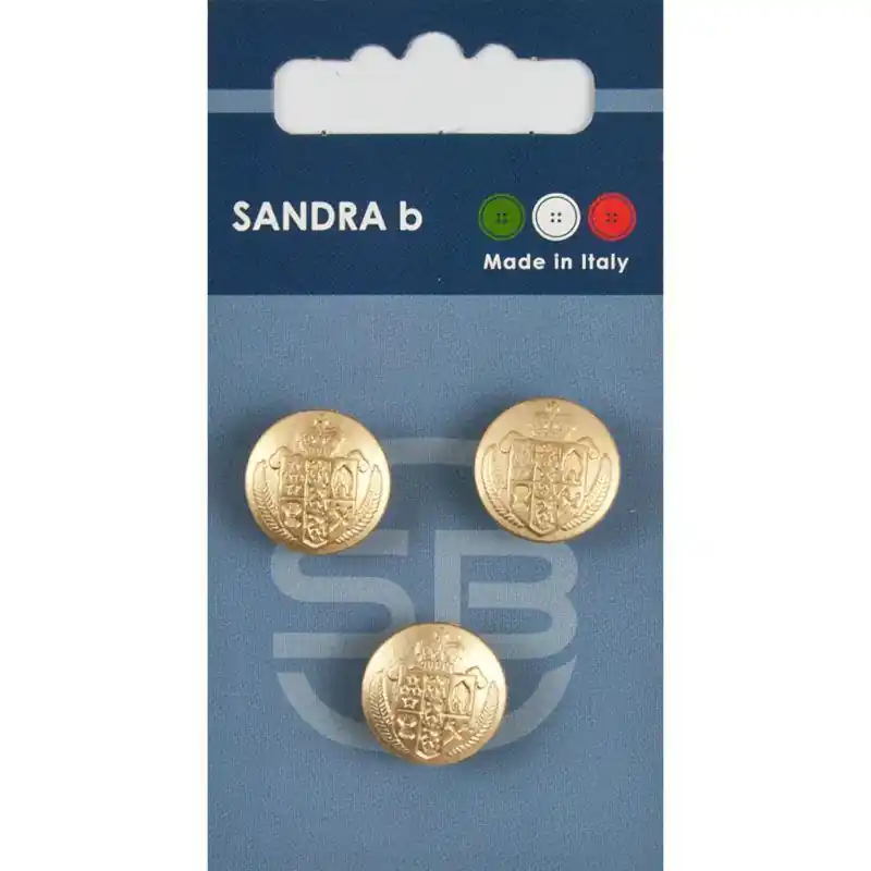 Bestseller Sandra B knopen C223 maat 24 - 15 mm Bol Goud