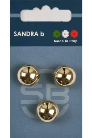 Sandra B knopen C225 maat 24 - 15 mm Bol Goud Alleen Vandaag