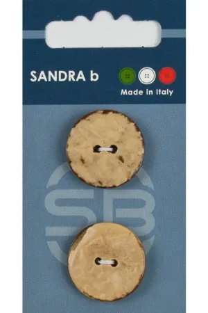 Sandra B knopen C233 maat 36 - 23 mm Parelmoer Goud Alleen Vandaag