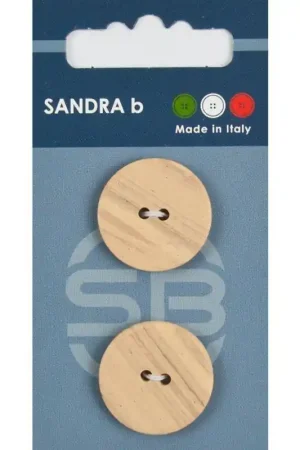 Sandra B knopen C240 maat 36 - 23 mm Blank Gecertificeerd