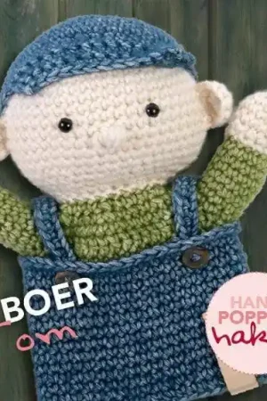 Koop Vandaag Haakpatroon handpop boer Tom (download)