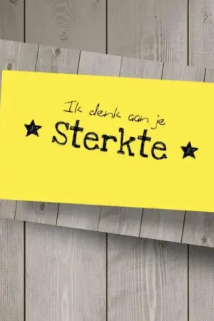 Gelegenheidskaartje: Sterkte Direct Verzonden