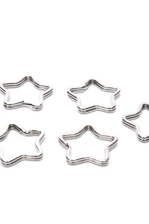 Sleutelringen Ster (5 stuks) Koop Vandaag
