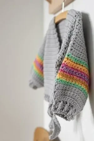 Favoriet Haakpakket: Babyvestje Rainbow