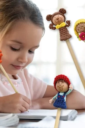 Haakpakket: Potloodpoppetjes Laatste Versie