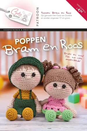 CuteDutch - Patroonboekje Poppen Bram en Roos Meest Verkocht