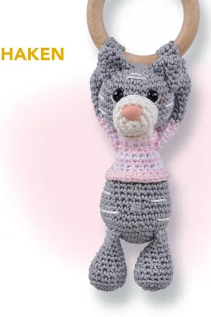 Seizoensaanbieding Garenpakket: Bijtring Bungelpoesje