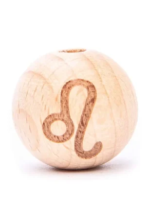 Merkproduct Kraal 20 mm Sterrenbeeld Leeuw