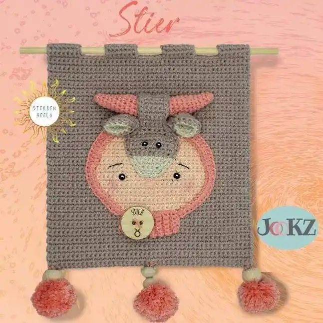 Garenpakket: Wandhanger Stier Gereduceerde Prijs