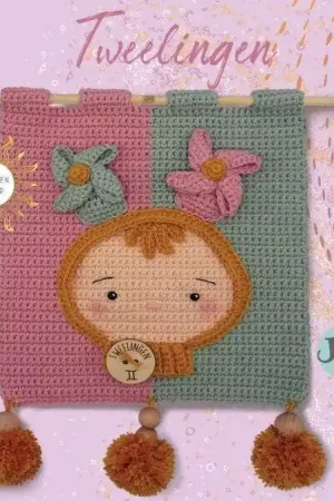 Gereduceerde Prijs Garenpakket: Wandhanger Tweelingen