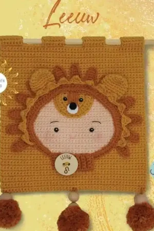 Uitverkoop Garenpakket: Wandhanger Leeuw