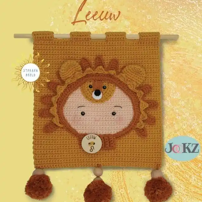 Uitverkoop Garenpakket: Wandhanger Leeuw
