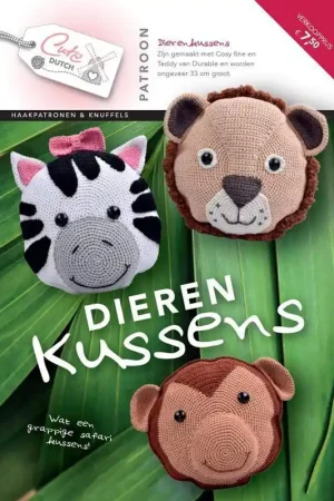 CuteDutch - Patroonboekje Dierenkussens Express Levering