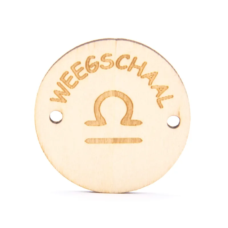 Sterrenbeeld bedel 40 mm - Weegschaal Speciale Aanbieding