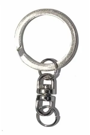 Gratis Retour Sleutelring met spinner 30 mm