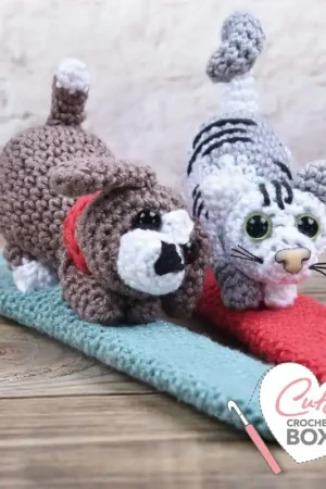 Cute Crochet Box nr. 26 - Klaparmband Huisdieren Populair