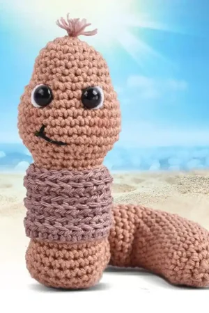 Hoge Kwaliteit Haakpatroon Worm Willem (download)