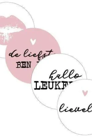 Stickers - Liefste (12 stuks) Speciale Aanbieding