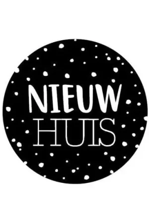 Bestel Nu Stickers - Nieuw Huis (12 stuks)